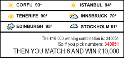The Weather Lottery